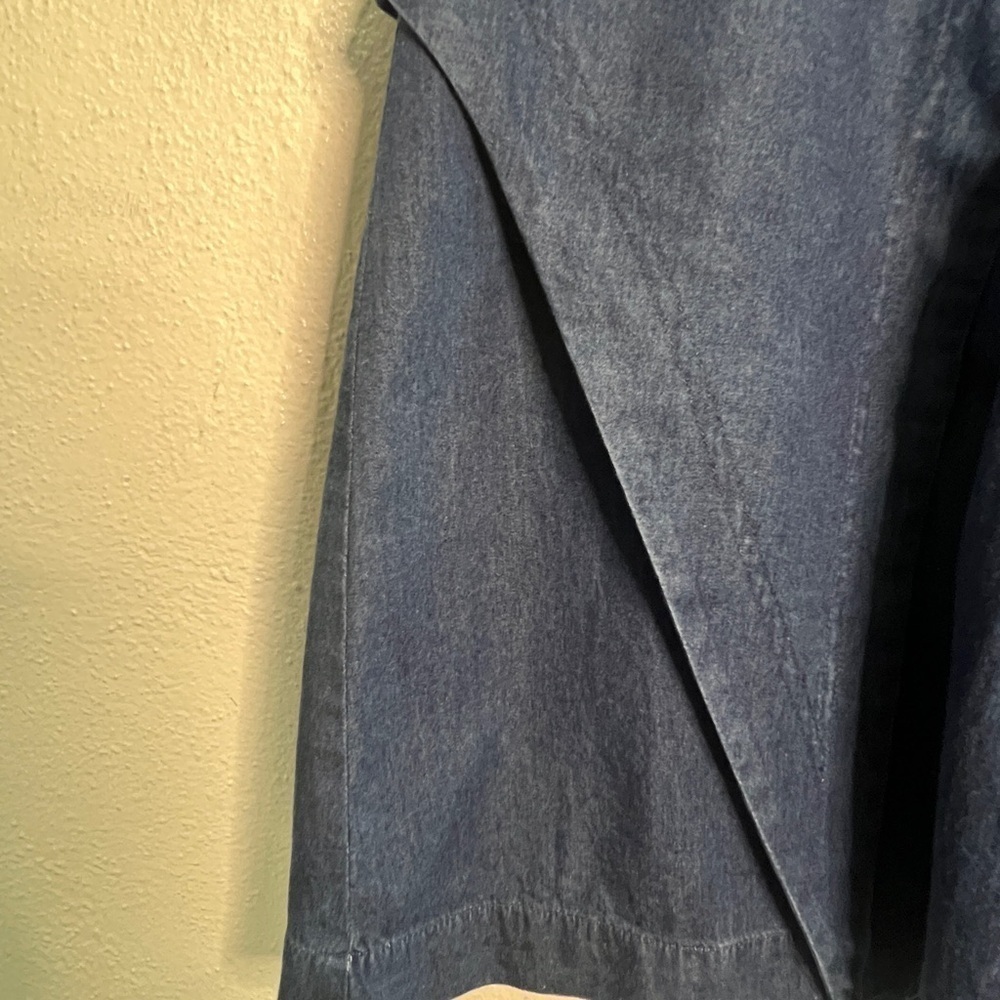 Free People (New Romantics) sleeveless denim dress. Sz 8. NWOT. - Picture 3 of 10